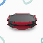 Caserola alimentara smart Faitron HeatsBox GO Light Inner Dish Set, Incalzire alimente, Putere 100W, Capacitate 540ml, 190 × 135 mm, USB-C, Silver 3 - lerato.ro