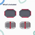 Caserola alimentara smart Faitron HeatsBox GO Light Inner Dish Set, Incalzire alimente, Putere 100W, Capacitate 540ml, 190 × 135 mm, USB-C, Silver 6 - lerato.ro