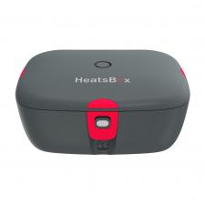 Caserola alimentara smart Faitron HeatsBox GO, Incalzire alimente, Putere 100W, Capacitate 925ml, Greutate 1kg, 222 × 166 × 100 mm, Bluetooth 5.0, Incarcare USB-C, Gri