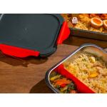 Caserola alimentara smart Faitron HeatsBox GO, Incalzire alimente, Putere 100W, Capacitate 925ml, Greutate 1kg, 222 × 166 × 100 mm, Bluetooth 5.0, Incarcare USB-C, Gri 14 - lerato.ro