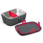 Caserola alimentara smart Faitron HeatsBox GO, Incalzire alimente, Putere 100W, Capacitate 925ml, Greutate 1kg, 222 × 166 × 100 mm, Bluetooth 5.0, Incarcare USB-C, Gri 7 - lerato.ro