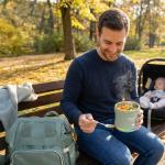 Recipient Faitron BabyBoo, Incalzire alimente, Putere 70W, Capacitate 350ml, Greutate 0.5kg, Indicator LED, Timer Smart, Incarcare USB-C, Verde 18 - lerato.ro