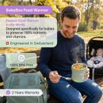 Recipient Faitron BabyBoo, Incalzire alimente, Putere 70W, Capacitate 350ml, Greutate 0.5kg, Indicator LED, Timer Smart, Incarcare USB-C, Verde 5 - lerato.ro