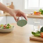 Set 2 caserole Faitron BabyBoo pentru incalzitorul alimentar Fairon, Capacitate 350ml, Inox, Verde 12 - lerato.ro