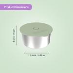 Set 2 caserole Faitron BabyBoo pentru incalzitorul alimentar Fairon, Capacitate 350ml, Inox, Verde 9 - lerato.ro