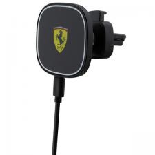 Accesorii auto, Suport auto Ferrari FECHMGLK, Air Vent Mount, Compatibil MagSafe, Incarcare Wireless 15W, USB-C, Negru, lerato.ro