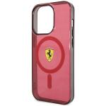 Carcasa Ferrari Translucent cu MagSafe compatibila cu iPhone 14 Pro Max, Rosu 7 - lerato.ro