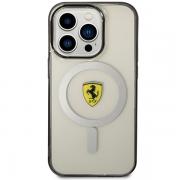 Carcasa Ferrari Translucent cu MagSafe compatibila cu iPhone 14 Pro Max, Transparent