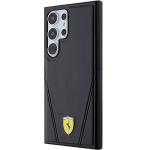 Carcasa Ferrari Hot Stamp V Lines cu MagSafe compatibila cu Samsung Galaxy S24 Ultra, Negru 3 - lerato.ro
