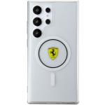 Carcasa Ferrari IML Transp Inner Circle cu MagSafe compatibila cu Samsung Galaxy S24 Ultra, Transparent 2 - lerato.ro