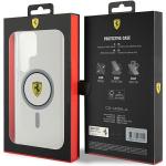 Carcasa Ferrari IML Transp Inner Circle cu MagSafe compatibila cu Samsung Galaxy S24 Ultra, Transparent 9 - lerato.ro