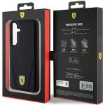 Carcasa Ferrari Hot Stamp V Lines cu MagSafe compatibila cu Samsung Galaxy S24 Plus, Negru 9 - lerato.ro