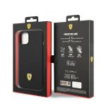 Carcasa Ferrari Silicone Metal Logo cu Magsafe compatibila cu iPhone 14 Plus / 15 Plus, Negru 9 - lerato.ro