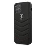 Carcasa Ferrari Off Track Quilted compatibila cu iPhone 12 Pro Max, Negru 2 - lerato.ro
