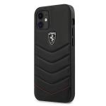 Carcasa Ferrari Off Track Quilted compatibila cu iPhone 12 Mini, Negru 2 - lerato.ro