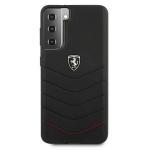 Carcasa Ferrari Off Track Quilted compatibila cu Samsung Galaxy S21, Negru 2 - lerato.ro