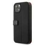 Carcasa flip cover Ferrari On Track Carbon Stripe compatibila cu iPhone 13 Mini, Negru 5 - lerato.ro