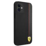 Carcasa Ferrari On Track Carbon Stripe compatibila cu iPhone 12 Mini, Negru 5 - lerato.ro