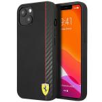 Carcasa Ferrari On Track Carbon Stripe compatibila cu iPhone 13 Mini, Negru 4 - lerato.ro