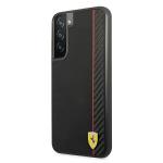 Carcasa Ferrari On Track Stripe compatibila cu Samsung Galaxy S22 Plus, Negru 3 - lerato.ro