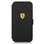 Carcasa flip cover Ferrari On Track Perforated compatibila cu iPhone 12 Pro Max, Negru 2 - lerato.ro
