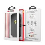 Carcasa flip cover Ferrari On Track Perforated compatibila cu iPhone 12 Pro Max, Negru 4 - lerato.ro
