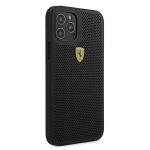 Carcasa Ferrari On Track Perforated compatibila cu iPhone 12 Pro Max, Negru 5 - lerato.ro