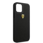 Carcasa Ferrari On Track Perforated compatibila cu iPhone 12 Pro Max, Negru 11 - lerato.ro