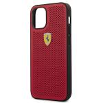 Carcasa Ferrari On Track Perforated compatibila cu iPhone 12 Mini, Rosu 7 - lerato.ro