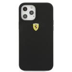 Carcasa Ferrari On Track Liquid Silicone compatibila cu iPhone 12 Pro Max, Negru 2 - lerato.ro