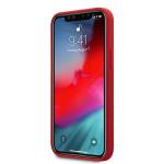 Carcasa Ferrari On Track Liquid Silicone compatibila cu iPhone 12 Pro Max, Rosu 6 - lerato.ro