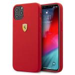 Carcasa Ferrari On Track Liquid Silicone compatibila cu iPhone 12 / 12 Pro, Rosu 4 - lerato.ro