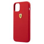 Carcasa Ferrari On Track Liquid Silicone compatibila cu iPhone 12 / 12 Pro, Rosu 7 - lerato.ro