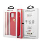 Carcasa Ferrari On Track Liquid Silicone compatibila cu iPhone 12 / 12 Pro, Rosu 9 - lerato.ro