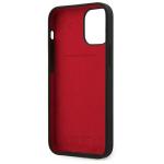 Carcasa Ferrari On Track Liquid Silicone compatibila cu iPhone 12 Mini, Negru 8 - lerato.ro
