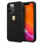 Carcasa Ferrari Silicone compatibila cu iPhone 13 Pro / 13, Negru 4 - lerato.ro