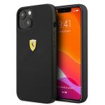 Carcasa Ferrari Silicone compatibila cu iPhone 15 / 14 / 13, Negru 4 - lerato.ro
