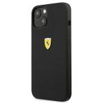 Carcasa Ferrari Silicone compatibila cu iPhone 15 / 14 / 13, Negru 3 - lerato.ro