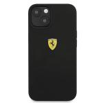 Carcasa Ferrari Silicone compatibila cu iPhone 15 / 14 / 13, Negru 2 - lerato.ro