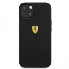 Carcasa Ferrari Silicone compatibila cu iPhone 15 / 14 / 13, Negru