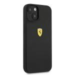 Carcasa Ferrari Silicone compatibila cu iPhone 15 / 14 / 13, Negru 5 - lerato.ro