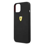 Carcasa Ferrari Silicone compatibila cu iPhone 15 / 14 / 13, Negru 7 - lerato.ro