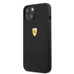 Carcasa Ferrari Silicone compatibila cu iPhone 13 Mini, Negru 3 - lerato.ro