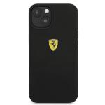 Carcasa Ferrari Silicone compatibila cu iPhone 13 Mini, Negru 2 - lerato.ro