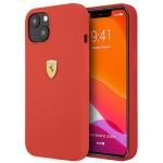 Carcasa Ferrari Silicone compatibila cu iPhone 13 Mini, Rosu 4 - lerato.ro