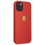 Carcasa Ferrari Silicone compatibila cu iPhone 13 Mini, Rosu 5 - lerato.ro