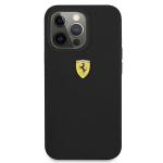 Carcasa Ferrari Silicone compatibila cu iPhone 13 Pro Max, Negru 2 - lerato.ro