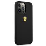 Carcasa Ferrari Silicone compatibila cu iPhone 13 Pro Max, Negru 5 - lerato.ro