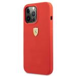 Carcasa Ferrari Silicone compatibila cu iPhone 13 Pro Max, Rosu 3 - lerato.ro
