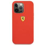 Carcasa Ferrari Silicone compatibila cu iPhone 13 Pro Max, Rosu 2 - lerato.ro